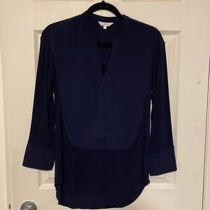 Camber and Grace Navy Blouse